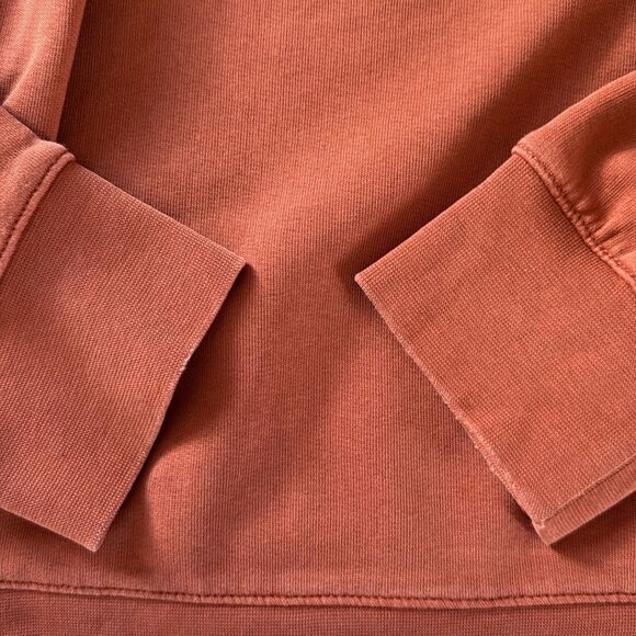 Club Monaco Rust Cotton French Terry Sweatshirt Medium - Picture 6 of 7